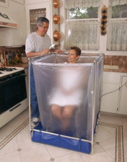 Portable Foldaway Wheelchair Shower