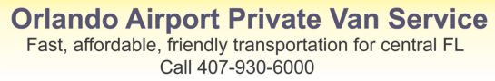 Orlando Airport Van Service