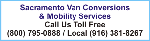 Sacramento Van Conversions